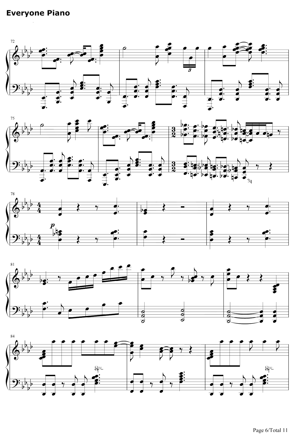 Katharsis钢琴谱-TK from凛冽时雨-东京喰种reOP26