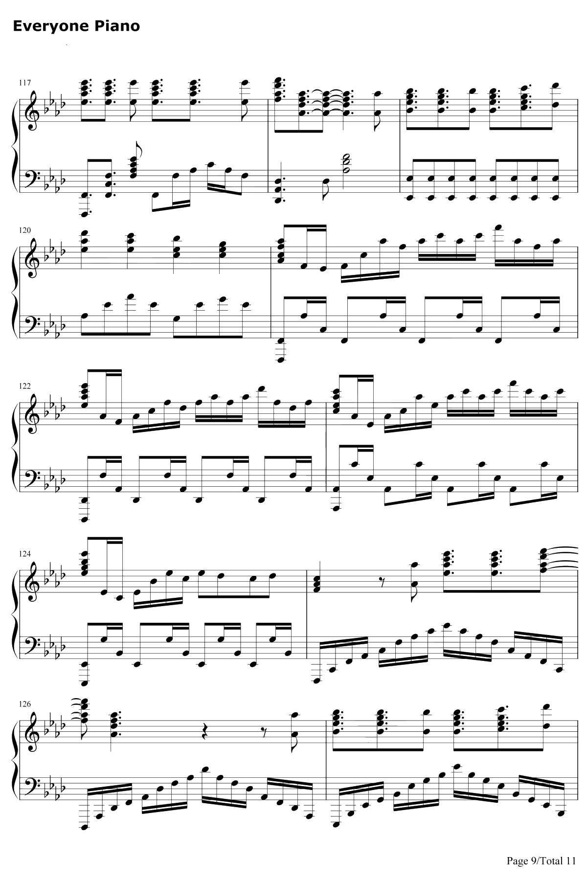 Katharsis钢琴谱-TK from凛冽时雨-东京喰种reOP29