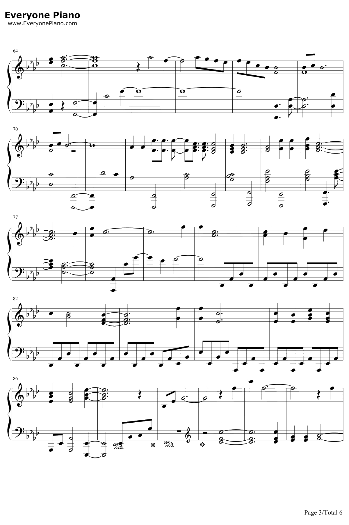 I Need Somebody钢琴谱-Day63