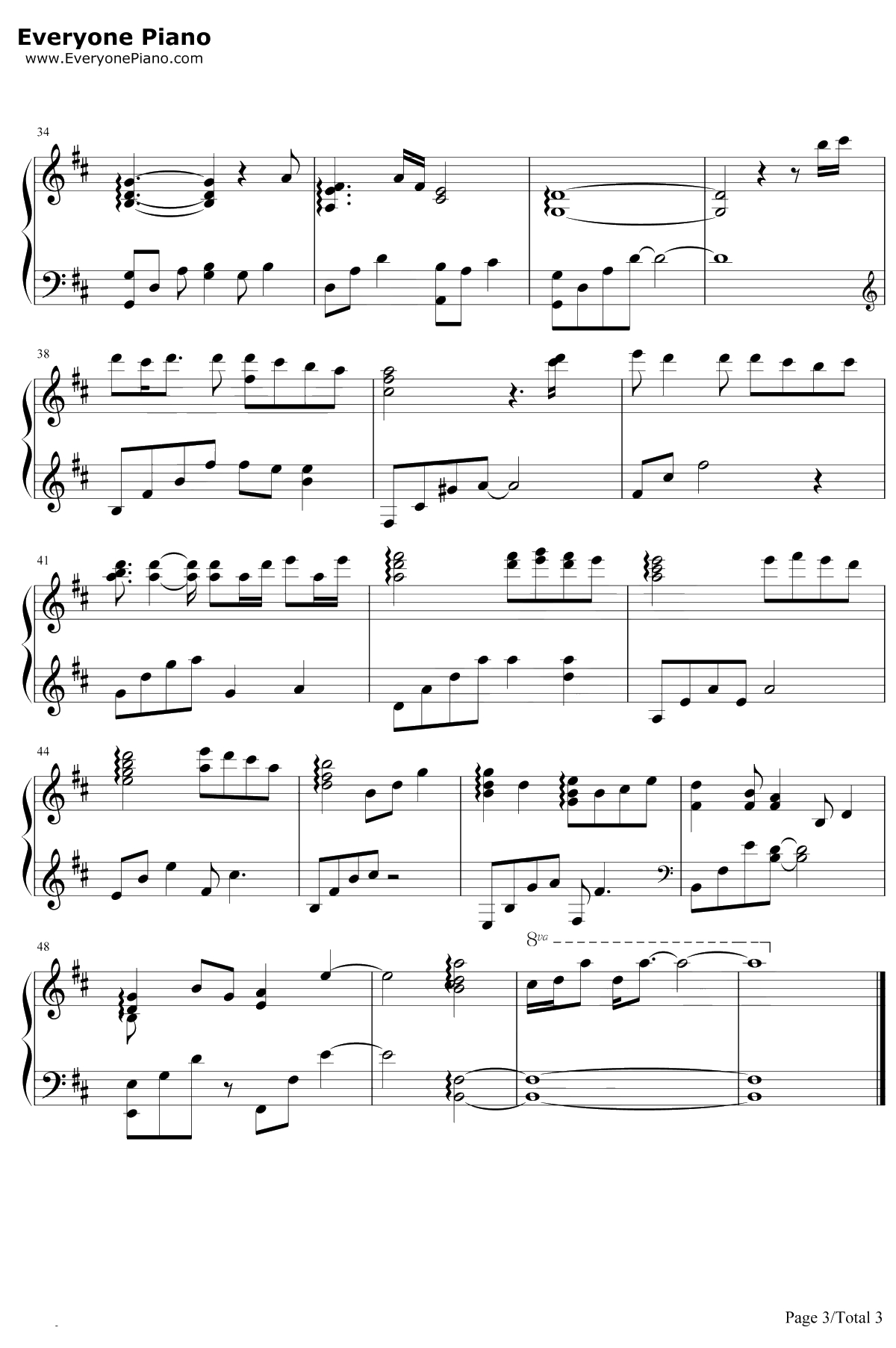 涙のテーマ钢琴谱-柿岛伸次-机动战士高达SEED插曲3