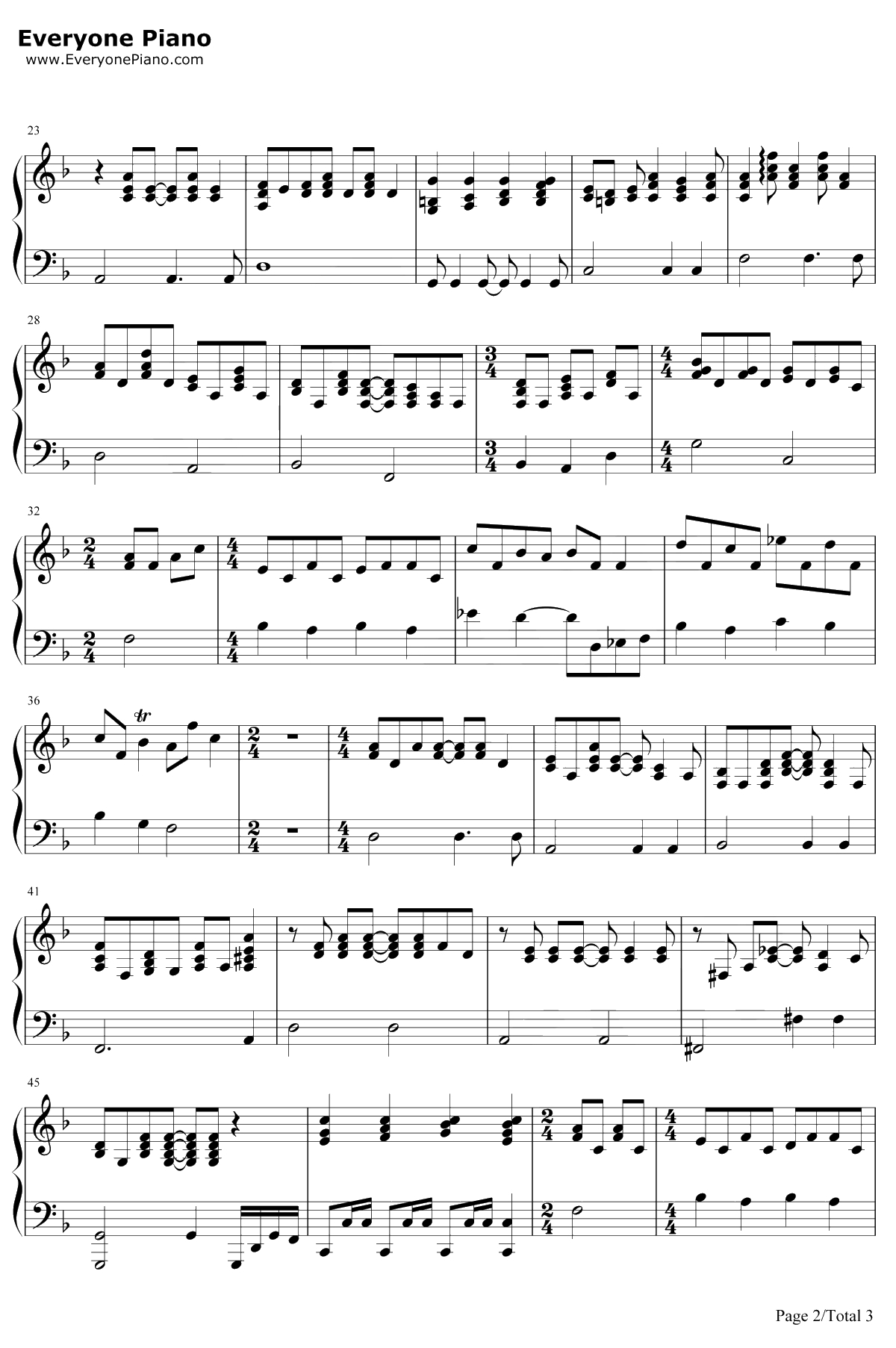 Love of My Life钢琴谱-Queen2