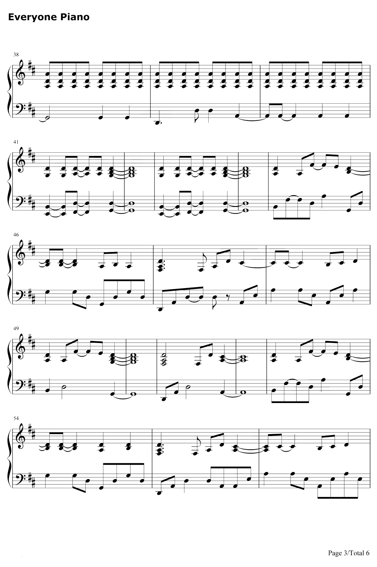 Dying in LA钢琴谱-Panic! at the Disco3