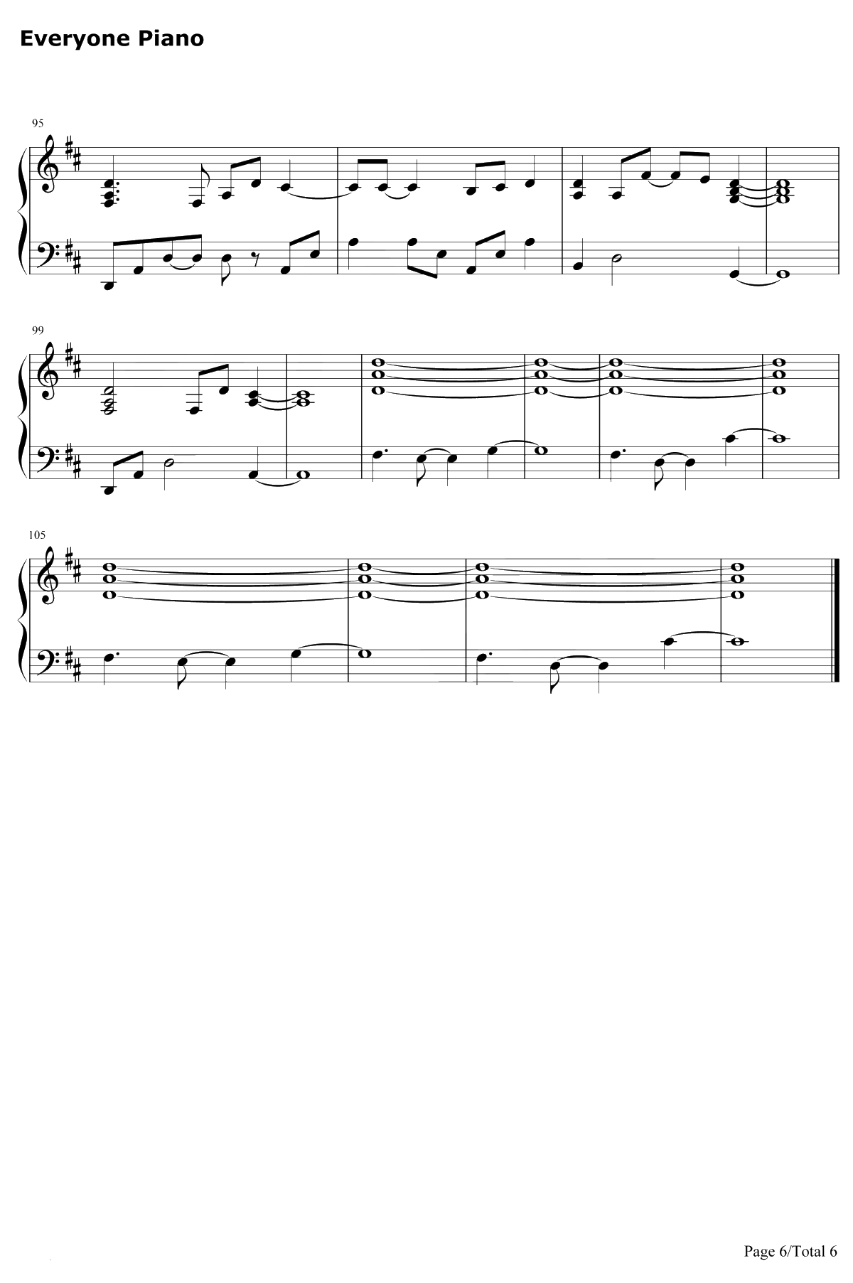 Dying in LA钢琴谱-Panic! at the Disco6