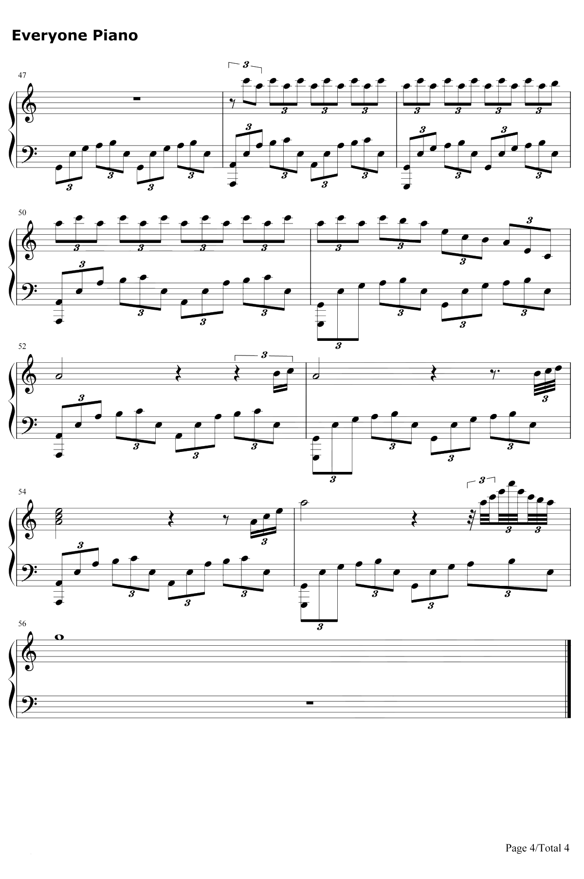 Letting Go钢琴谱-Isaac Shepard4