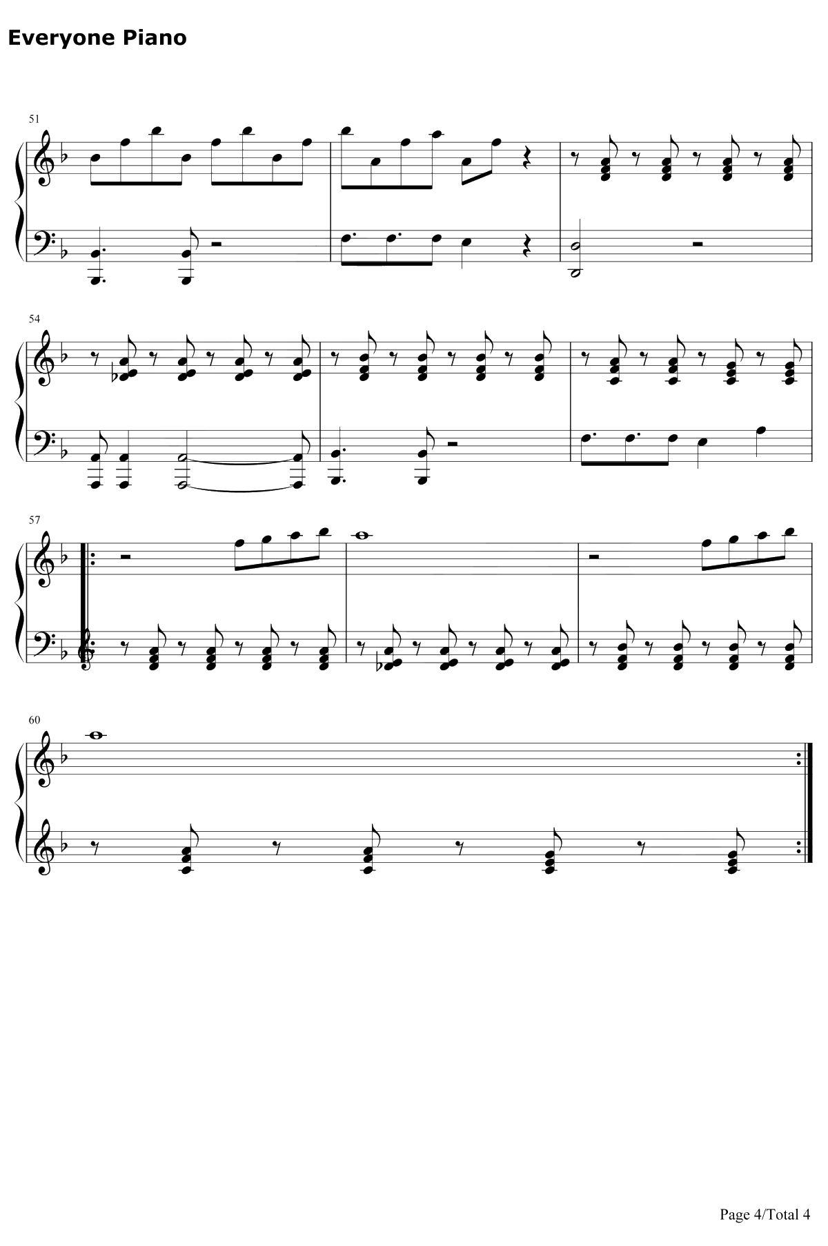 Fall Away钢琴谱-Twenty One Pilots4