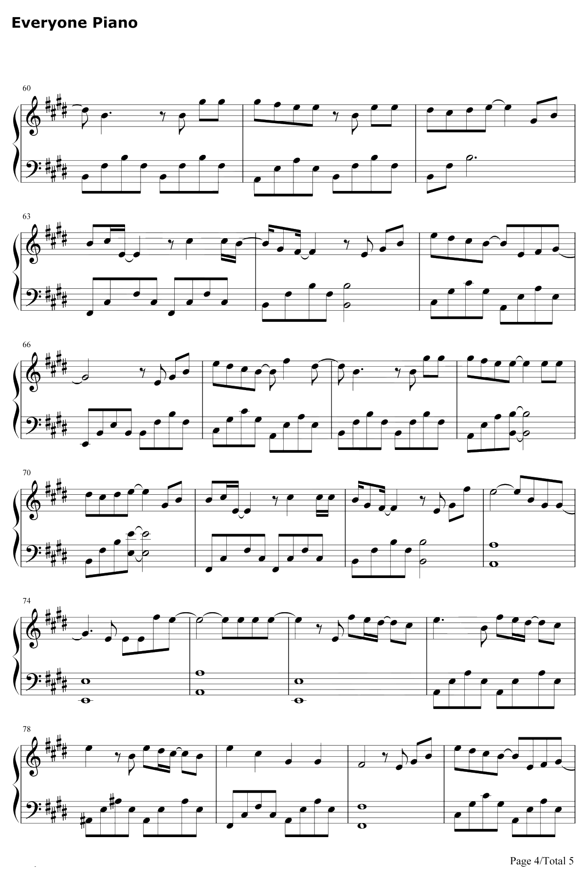 创造回忆钢琴谱-王鹤棣/官鸿/梁靖康/吴希泽-流星花园插曲4