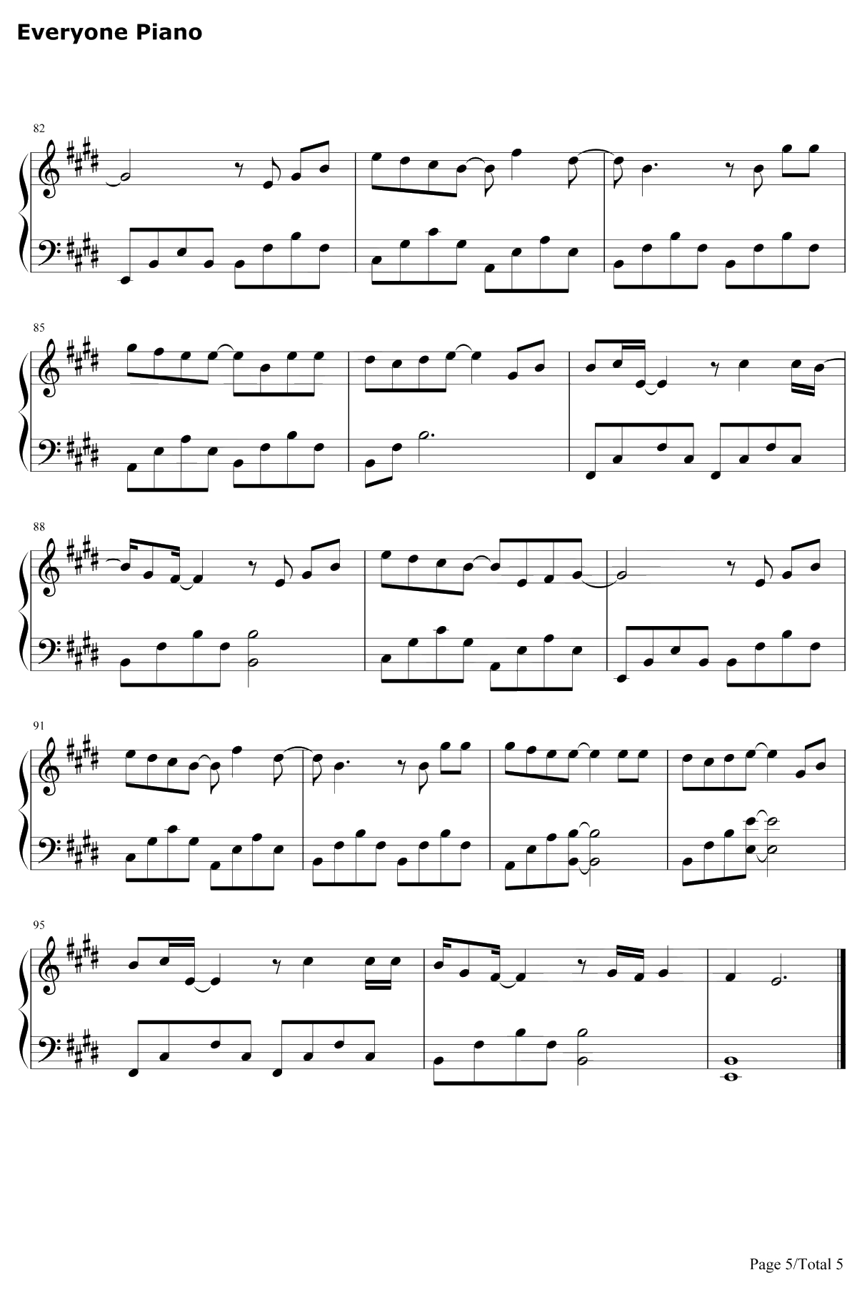 创造回忆钢琴谱-王鹤棣/官鸿/梁靖康/吴希泽-流星花园插曲5