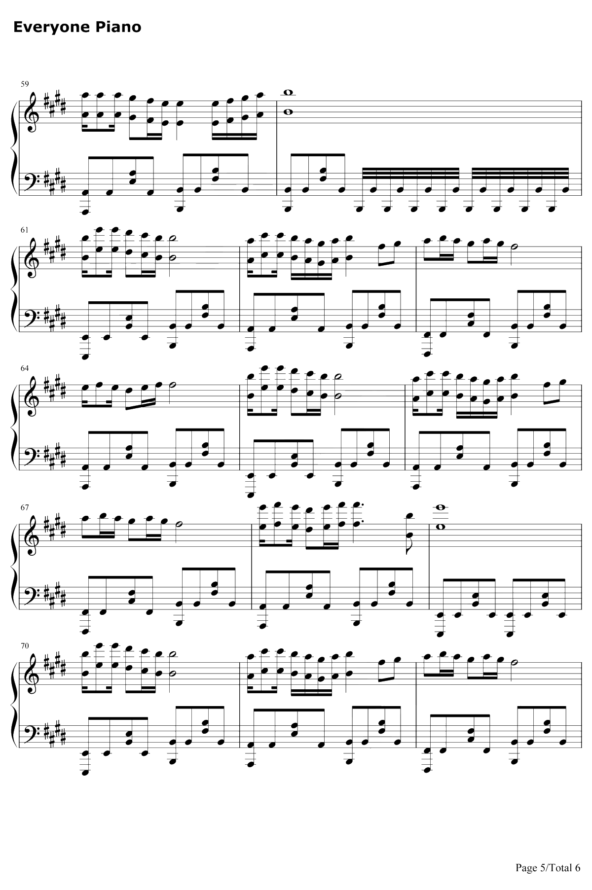 过大年 钢琴谱-俞静5