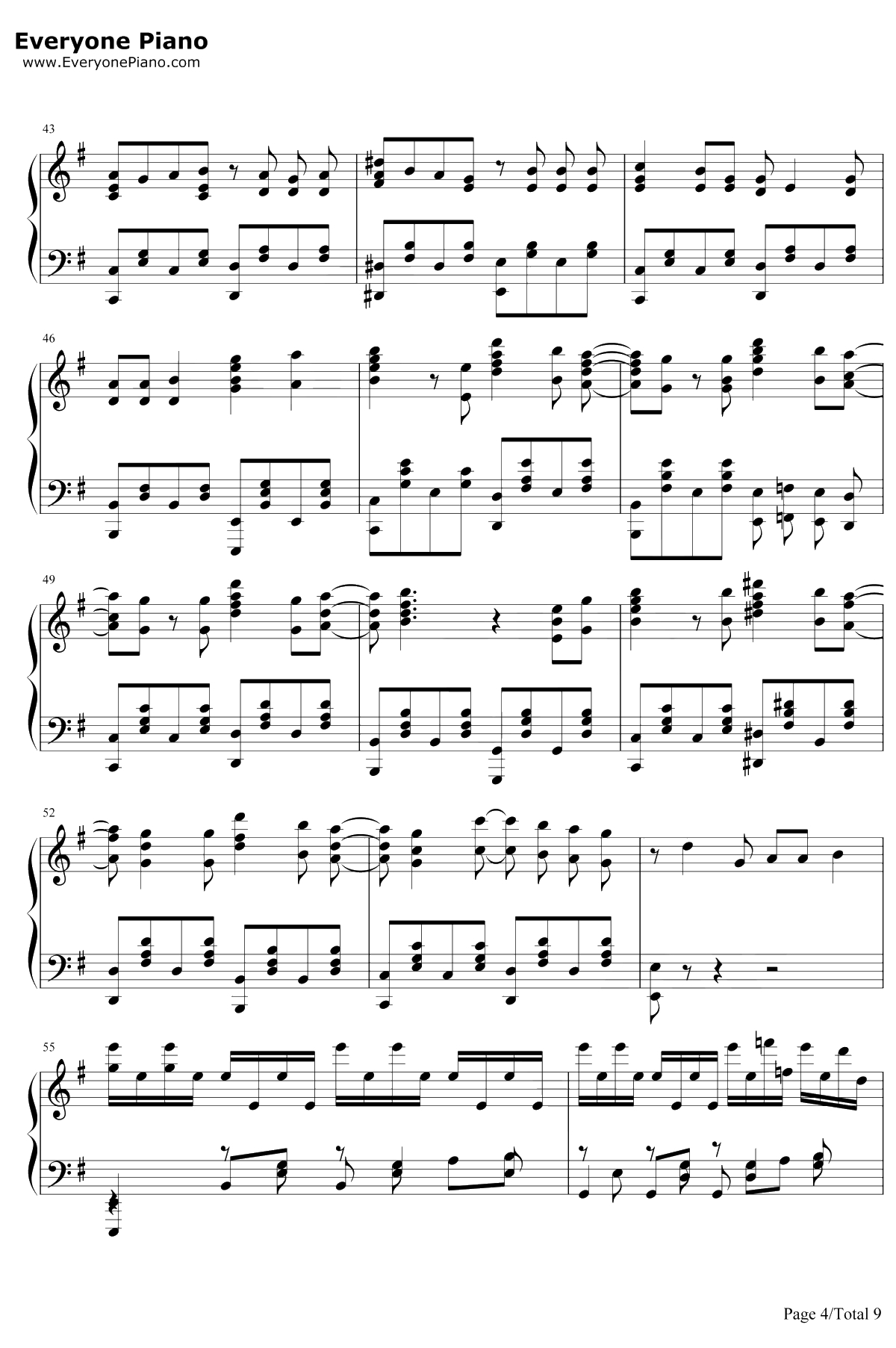 ワンルームシュガーライフ钢琴谱-ナナヲアカリ-幸福甜蜜生活OP4