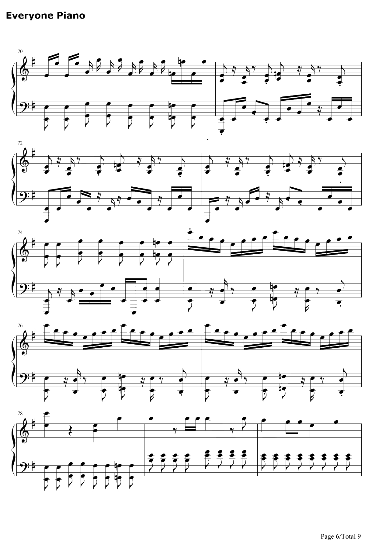 ワンルームシュガーライフ钢琴谱-ナナヲアカリ-幸福甜蜜生活OP6