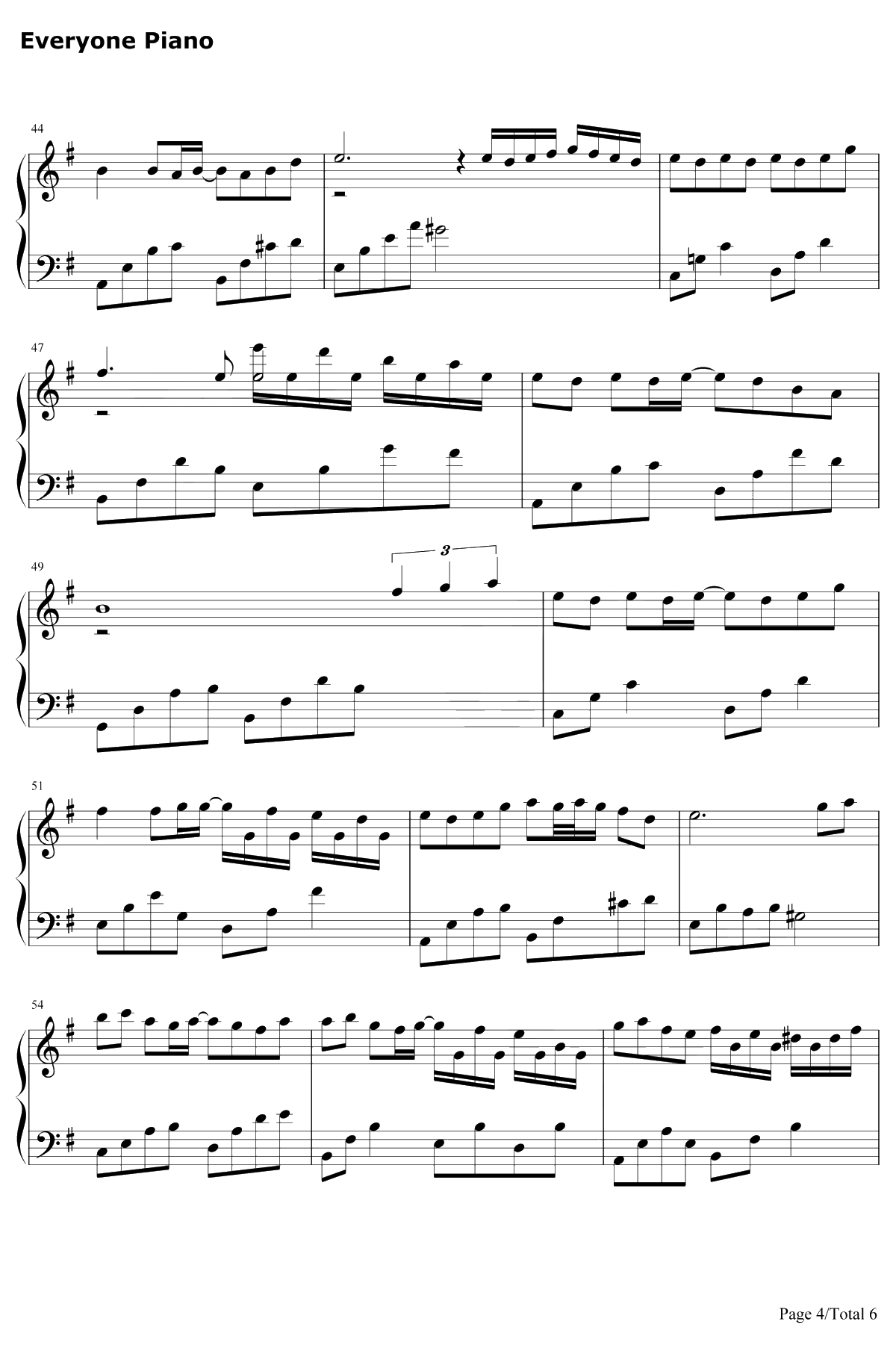 あなたのいない雨 钢琴谱-若槻千夏4