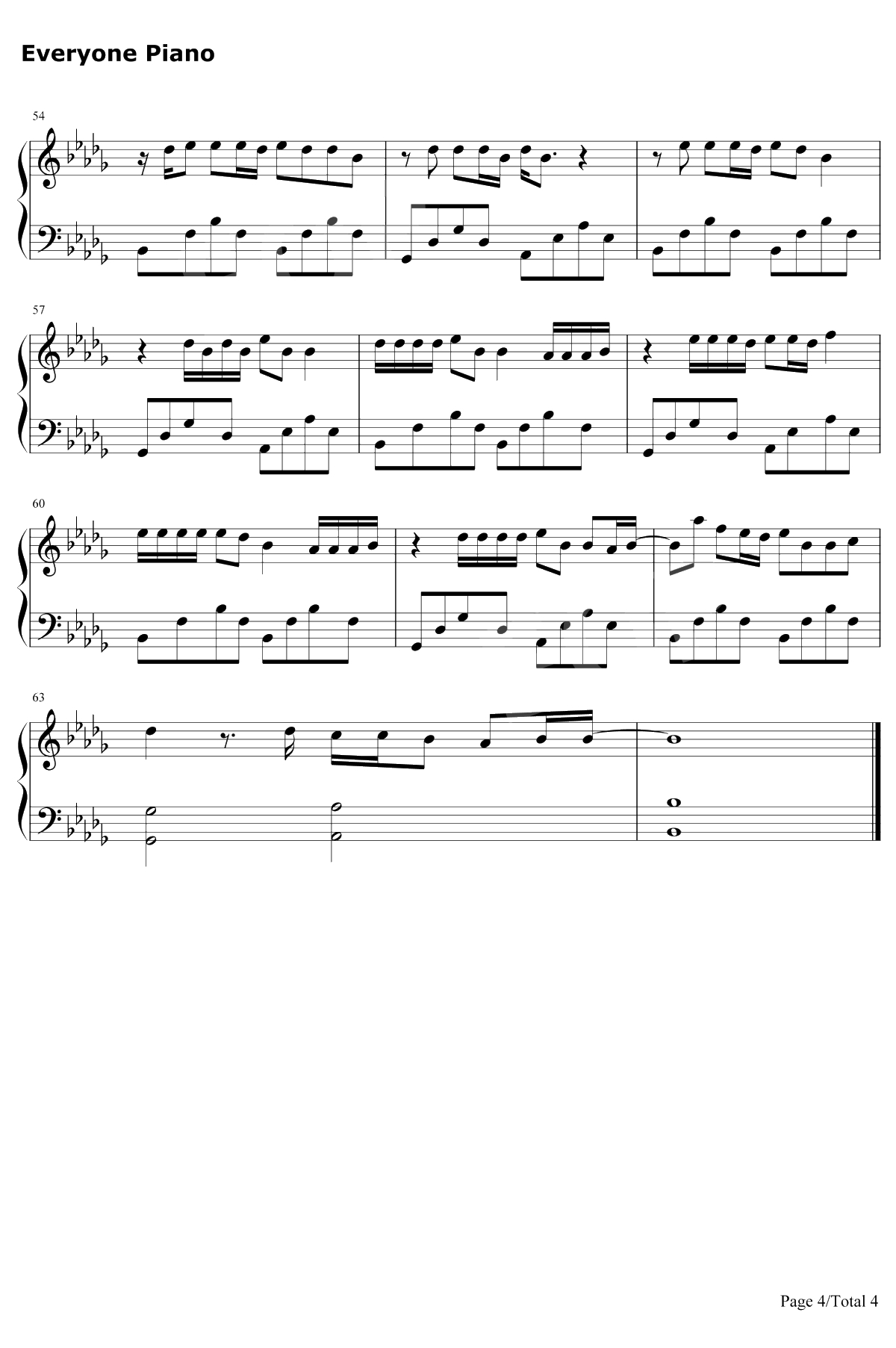 That Girl 钢琴谱-Olly Murs4