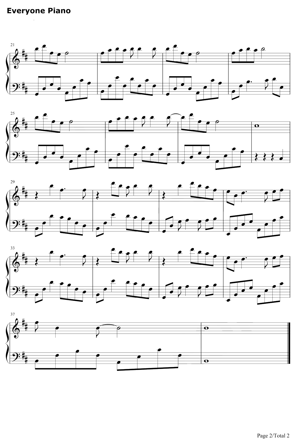 神仙歌钢琴谱-左宏元-新白娘子传奇OST2