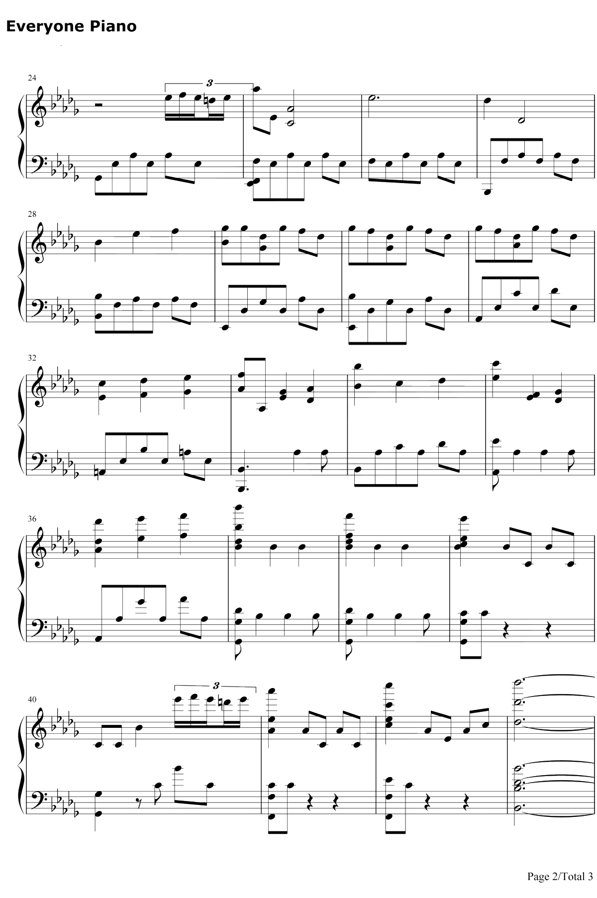 挫けそうになる私を支えてください钢琴谱-横山克-四月是你的谎言OST2