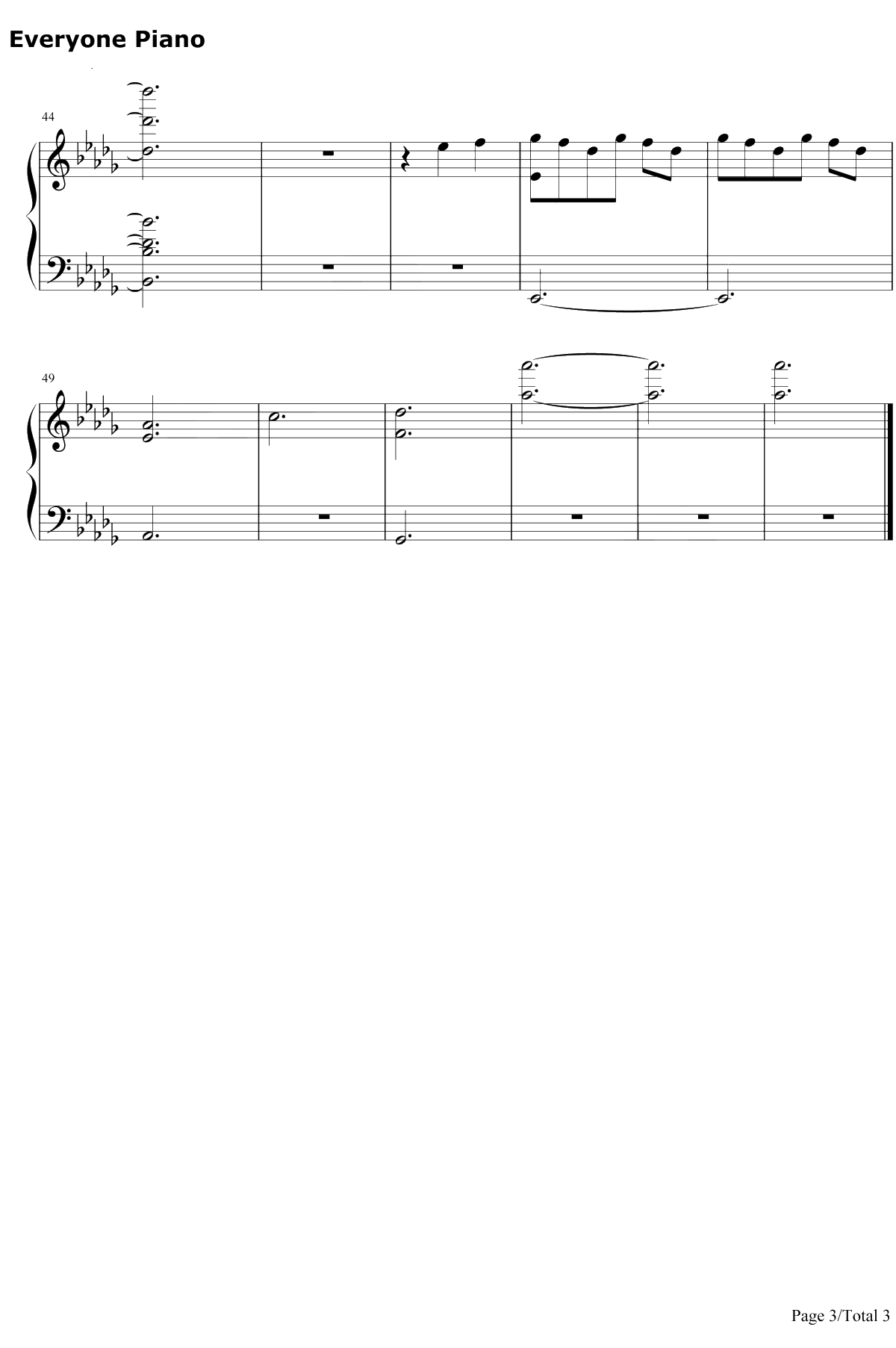 挫けそうになる私を支えてください钢琴谱-横山克-四月是你的谎言OST3