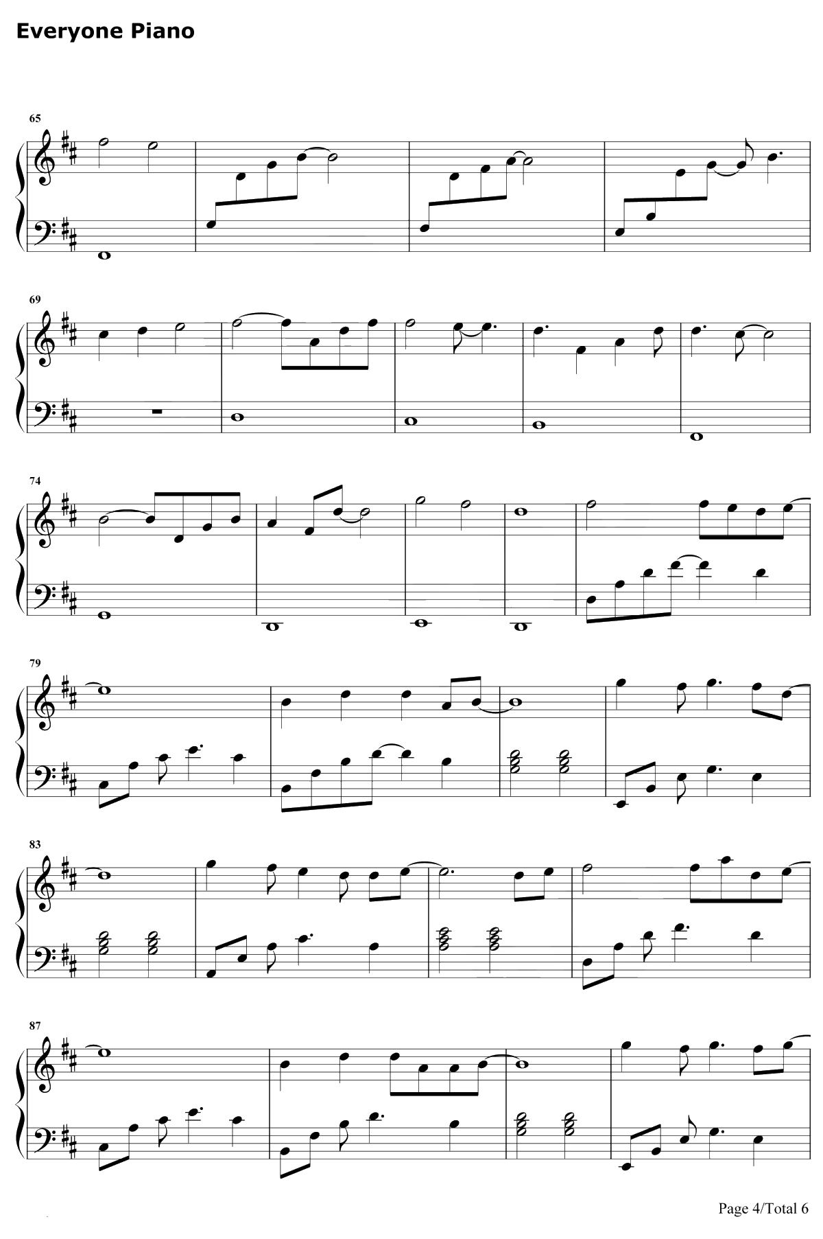 地铁等待钢琴谱-宋孟君-钢琴独奏版4