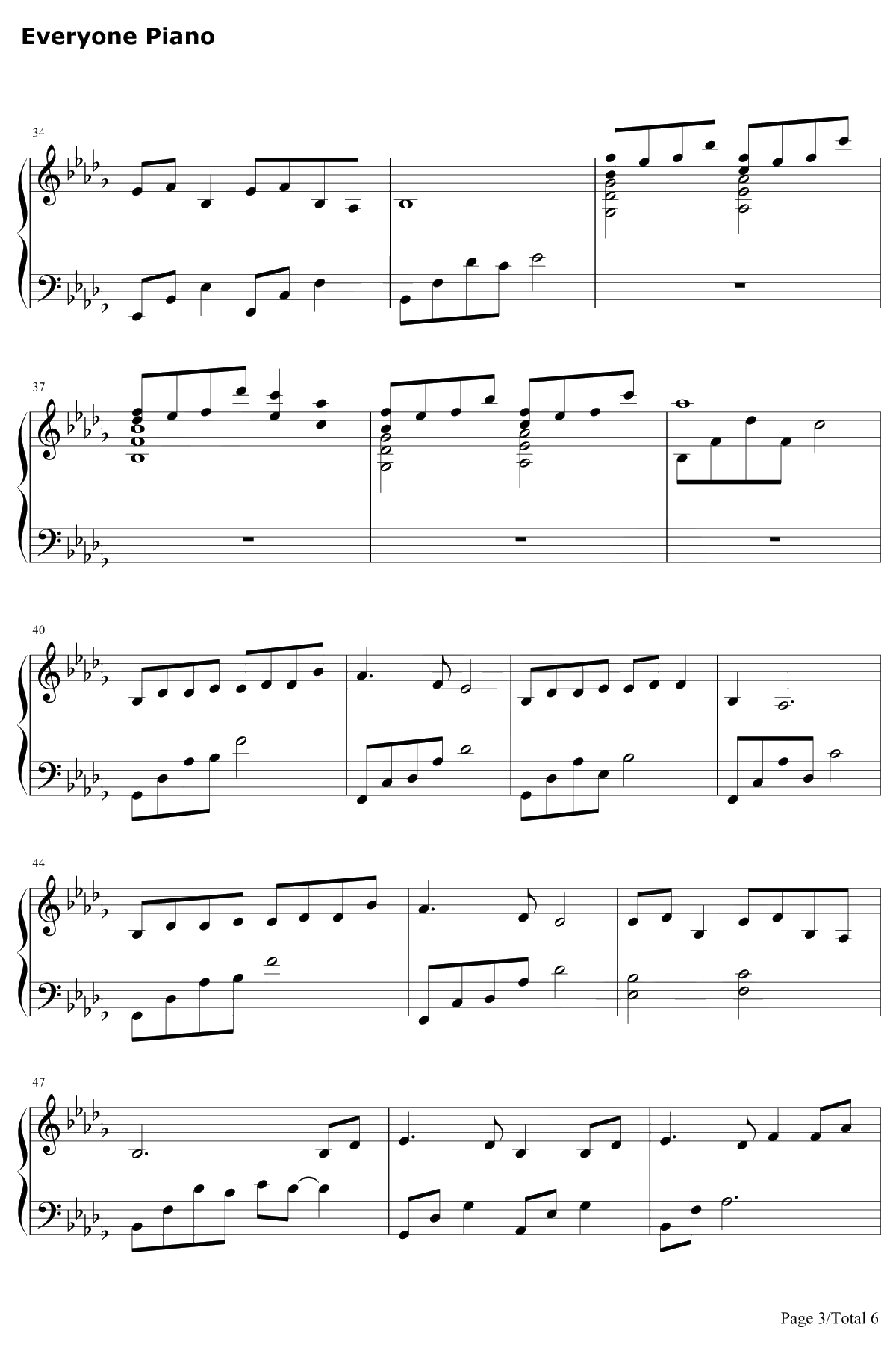 大鱼 钢琴谱-周深3