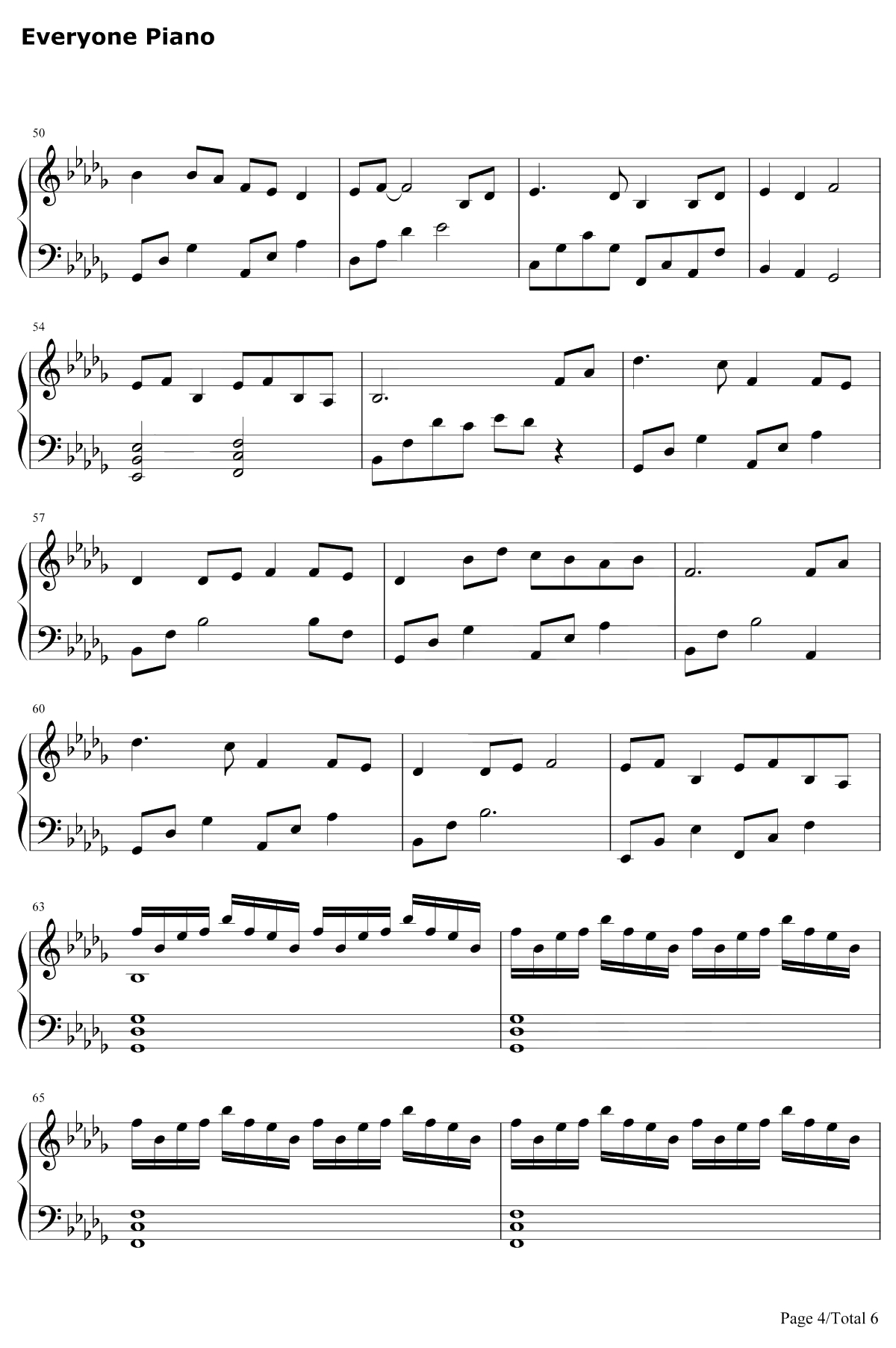 大鱼 钢琴谱-周深4