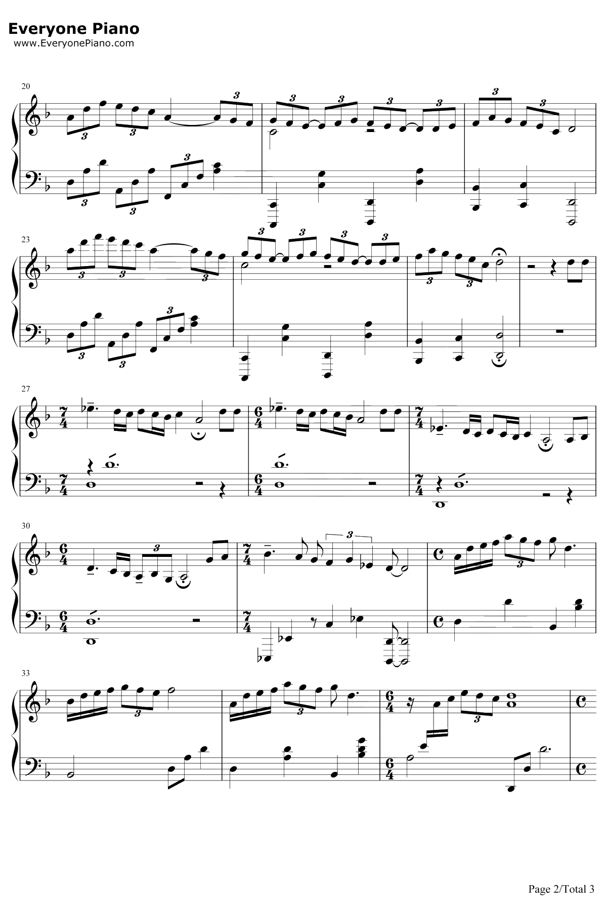 Atlantico钢琴谱-Roberto Cacciapaglia2