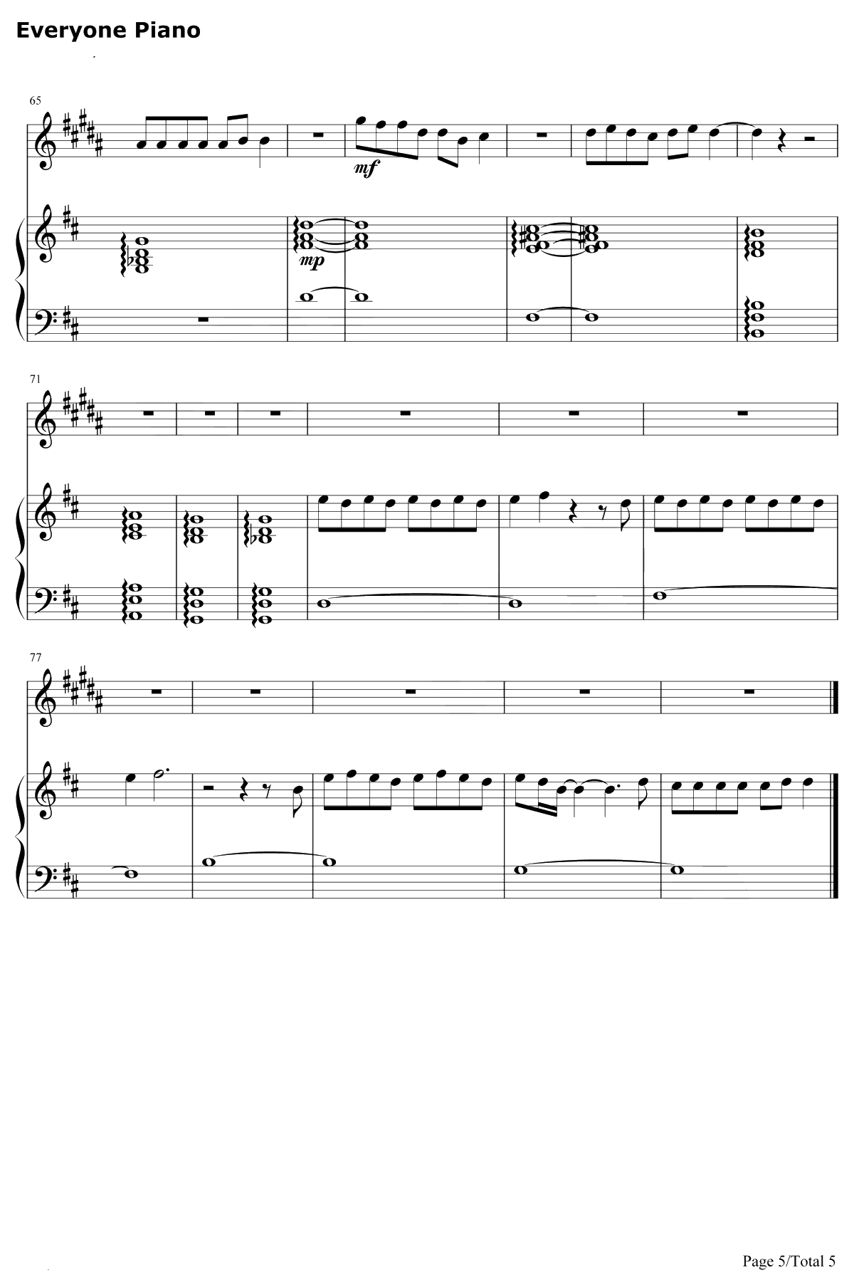 Beautiful钢琴谱-Bazzi5