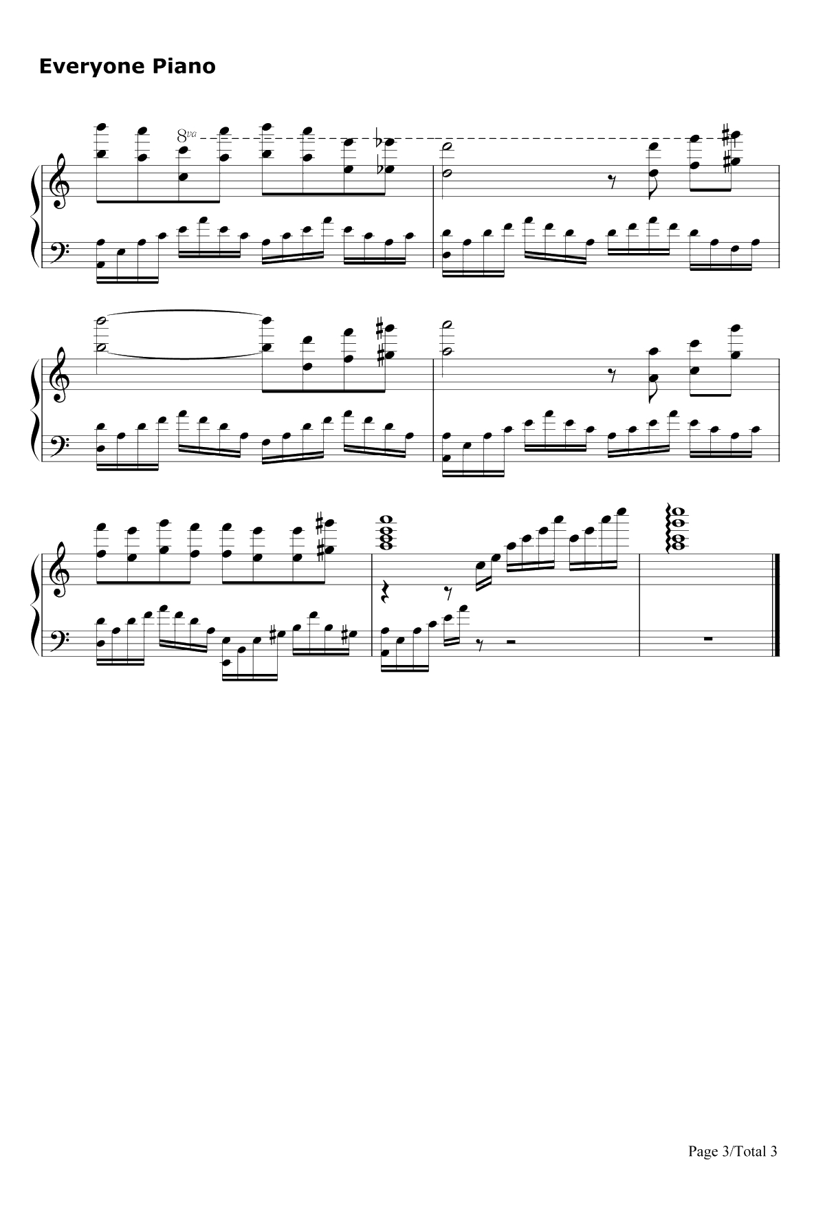 Speak Softly Love钢琴谱-AndyWilliams-教父TheGodfather主题曲3