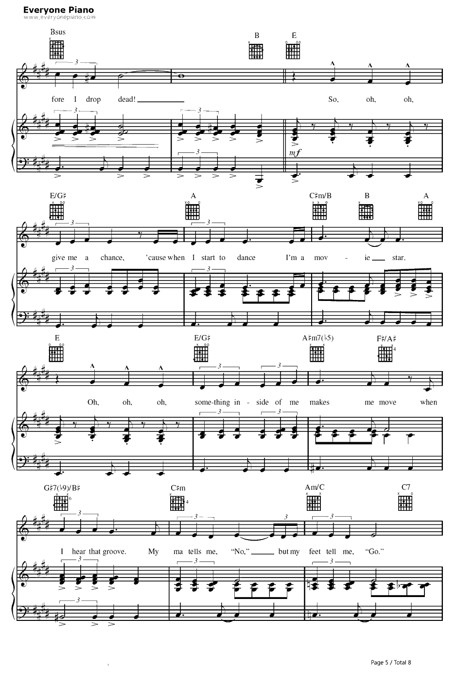 Good Morning Baltimore钢琴谱-TracyTurnblad-发胶Hairspray5