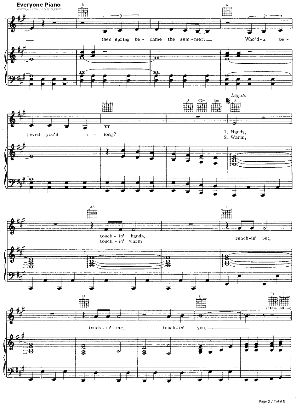 Sweet Caroline钢琴谱-NeilDiamond2