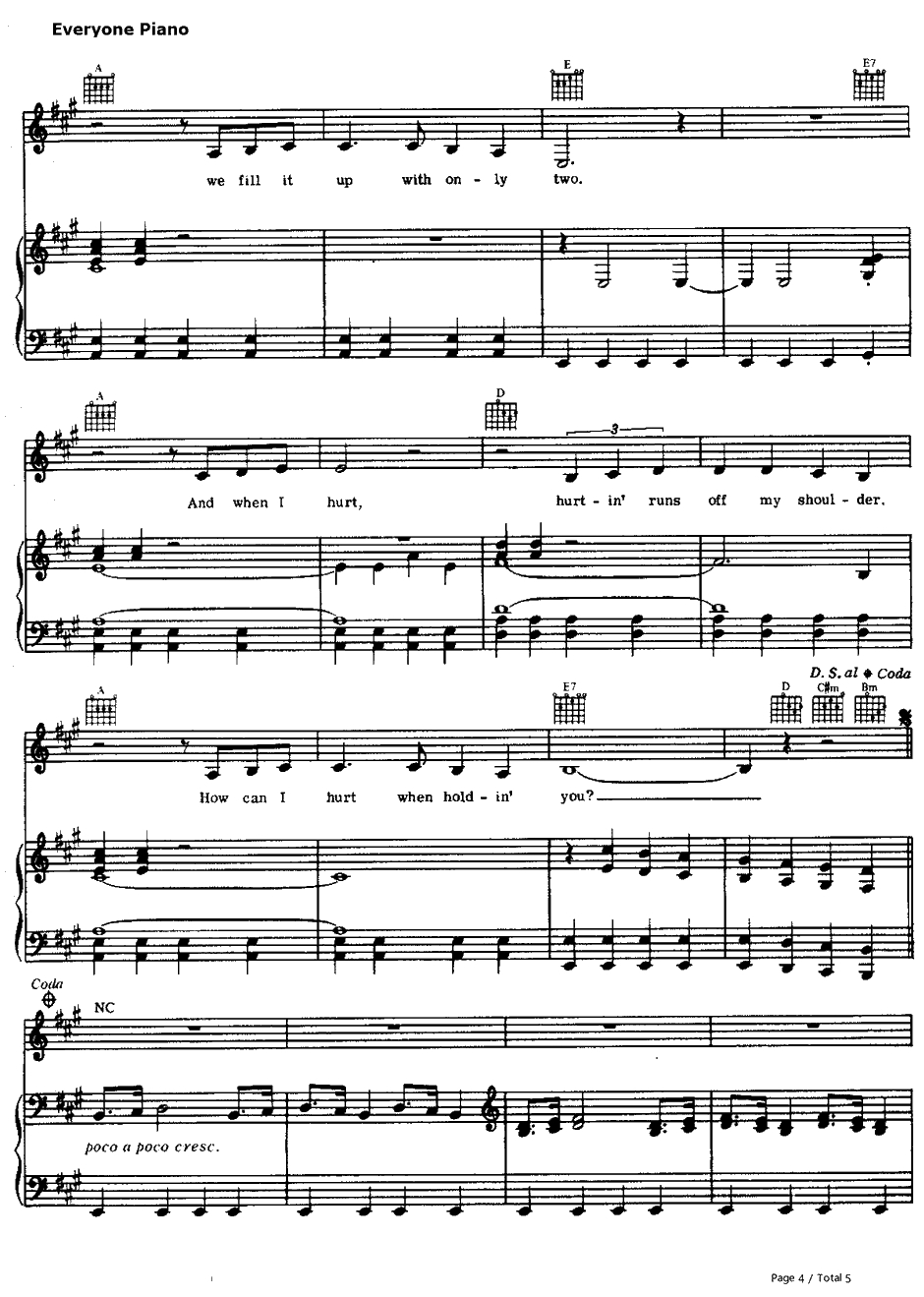 Sweet Caroline钢琴谱-NeilDiamond4