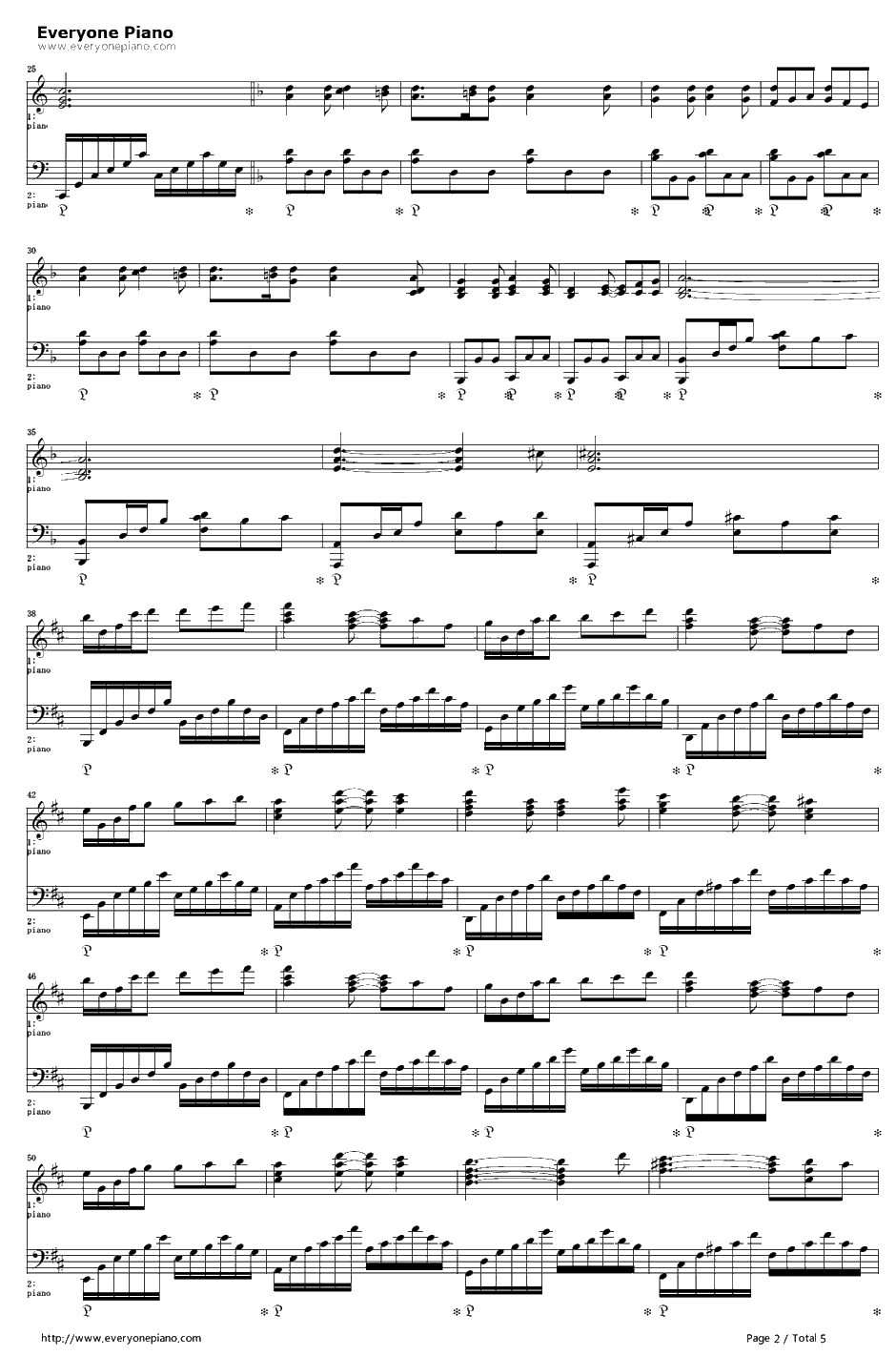 storia钢琴谱-Kalafina2