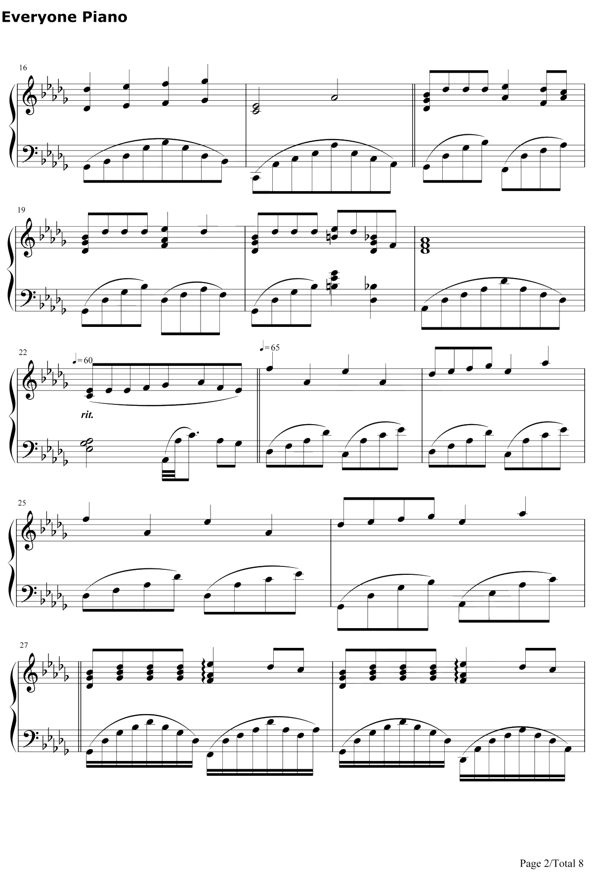 The Music of the Night钢琴谱-AndrewLloydWebber安德鲁·劳埃德·韦伯-歌剧魅影OST2