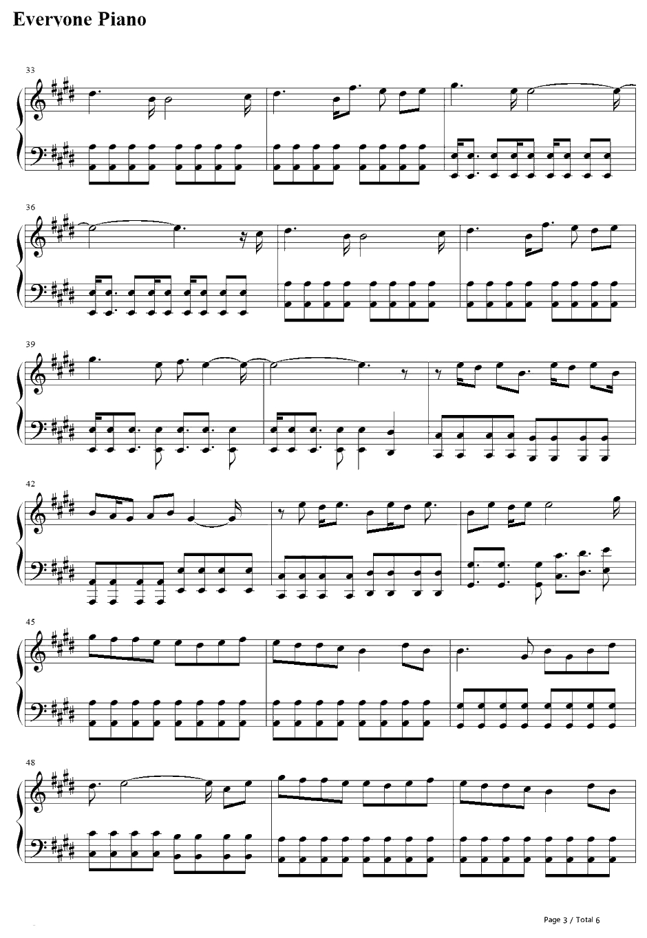 Drawing days钢琴谱-SPLAY-家庭教师ヒットマンREBORN!OP13