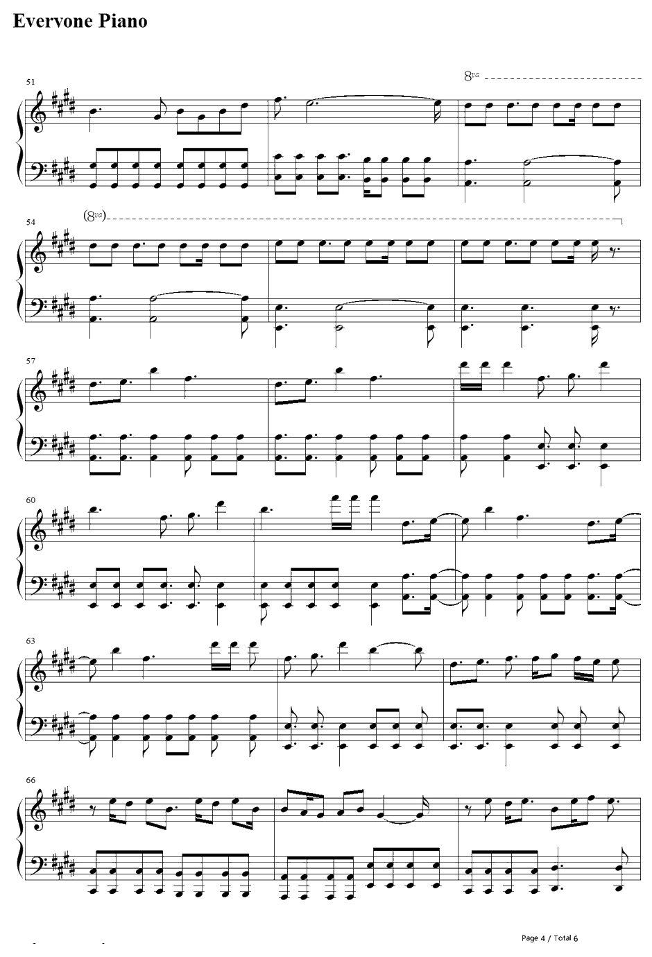 Drawing days钢琴谱-SPLAY-家庭教师ヒットマンREBORN!OP14