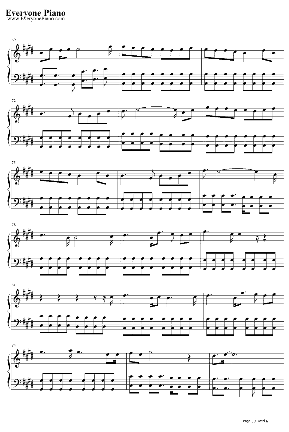 Drawing days钢琴谱-SPLAY-家庭教师ヒットマンREBORN!OP15