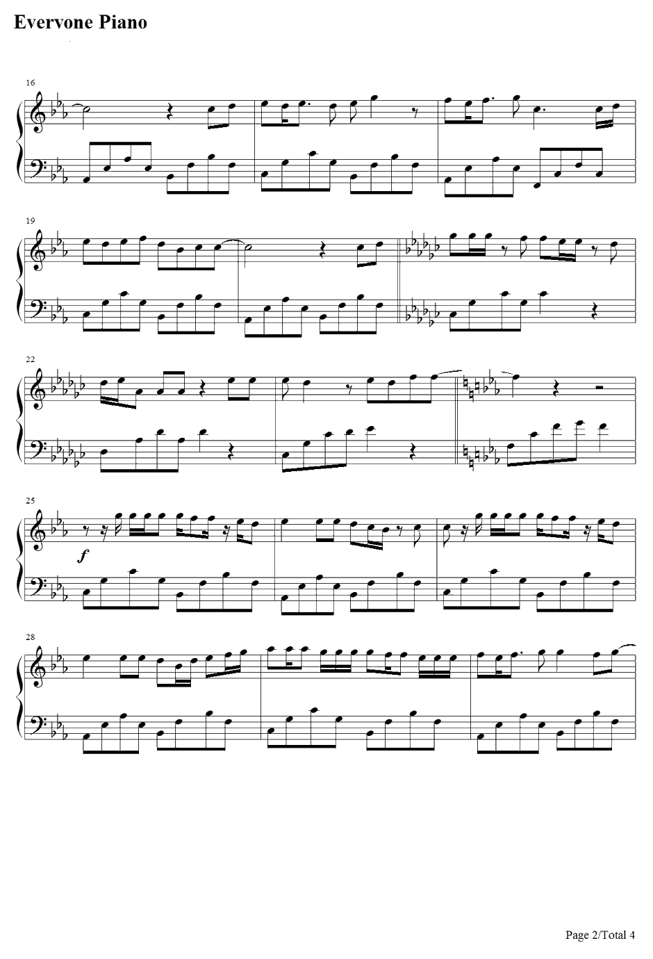 Tell Me Goodbye钢琴谱-BIGBAN-IRIS主题歌2