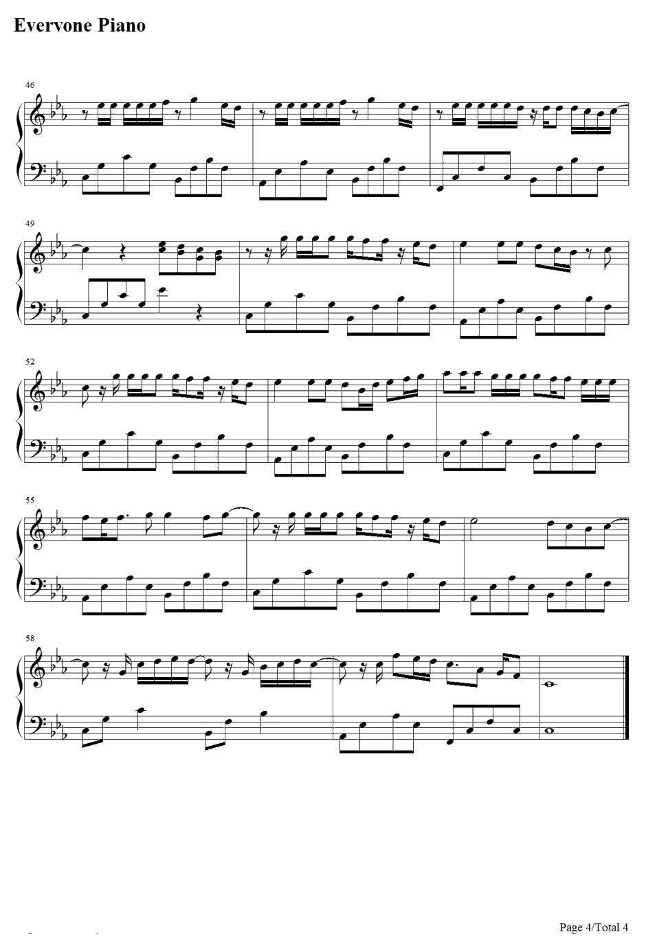 Tell Me Goodbye钢琴谱-BIGBAN-IRIS主题歌4