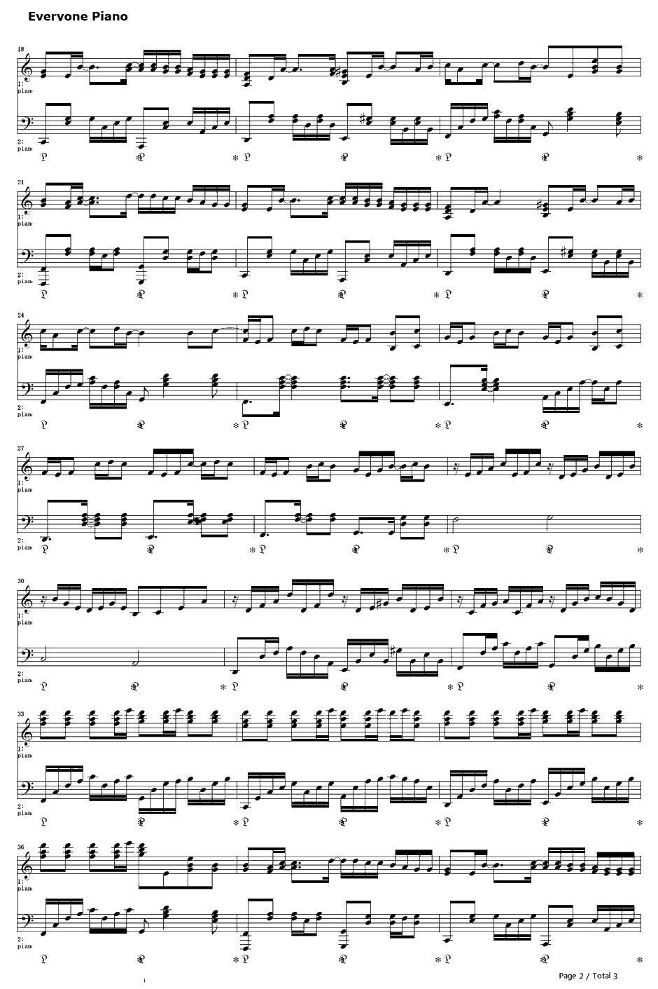 Good bye Happiness钢琴谱-宇多田光2