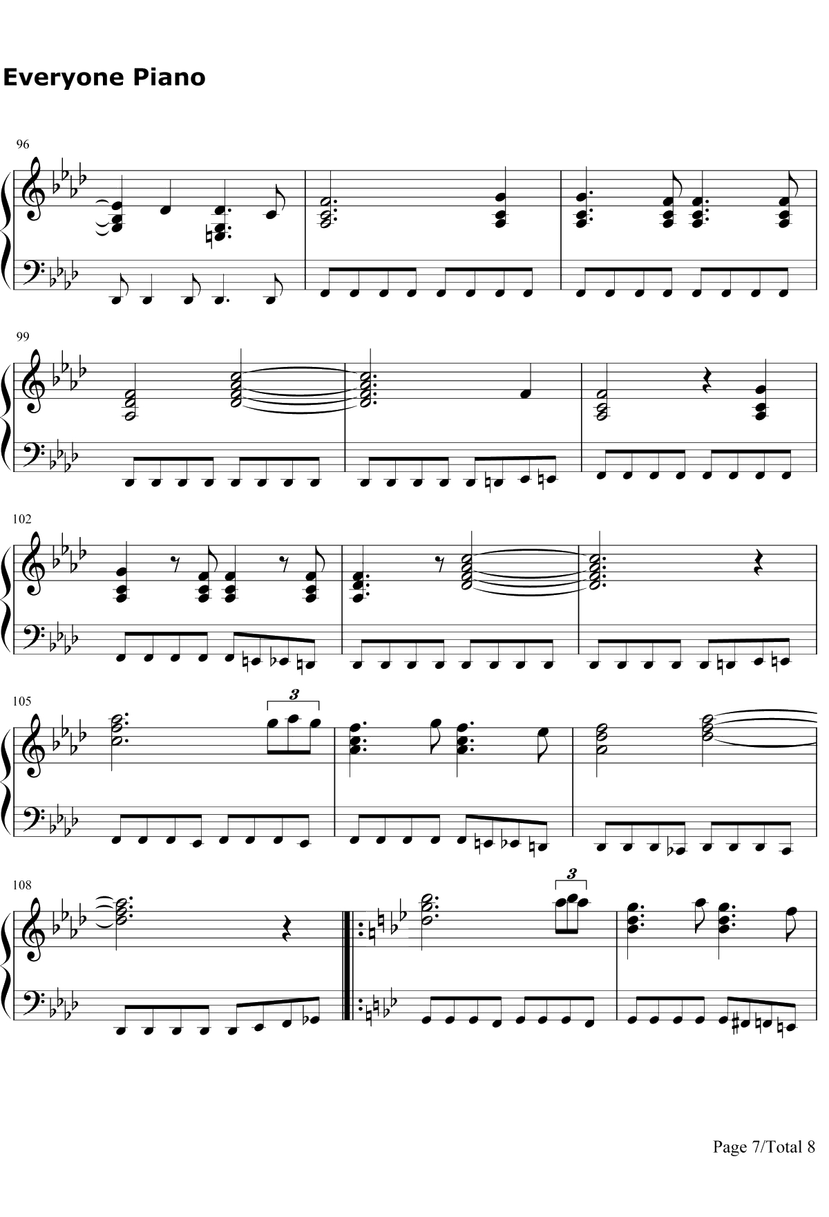 The Phantom of the Opera钢琴谱-EmmyRossum&GerardButler-歌剧魅影原声带7