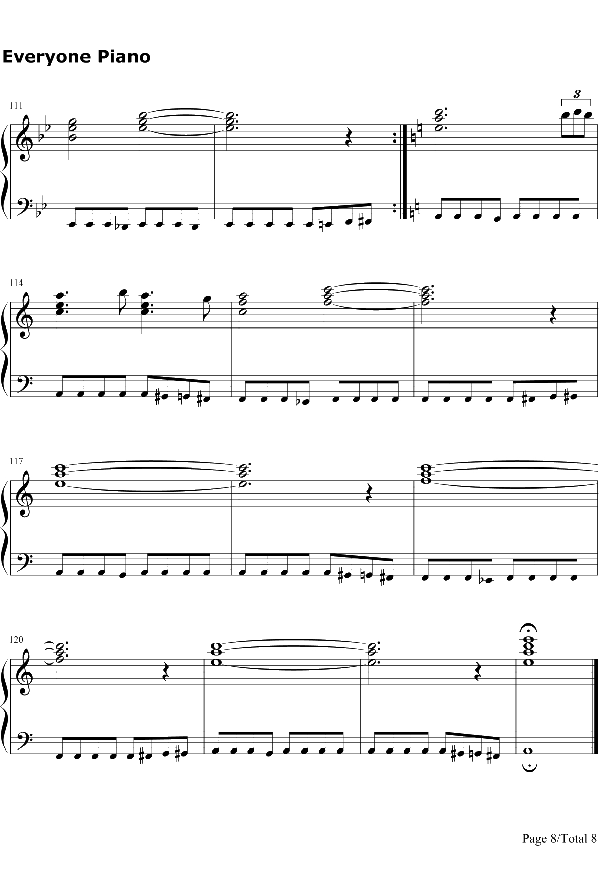 The Phantom of the Opera钢琴谱-EmmyRossum&GerardButler-歌剧魅影原声带8