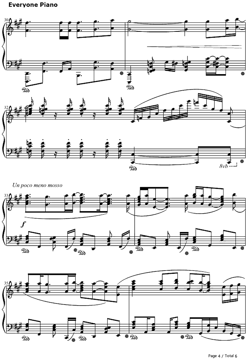 楽园の扉钢琴谱-青叶林檎-EuphoriaOP4