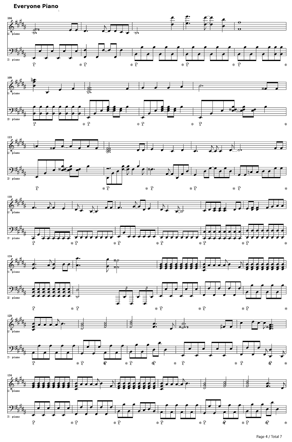 さよならメモリーズ钢琴谱-Supercell4