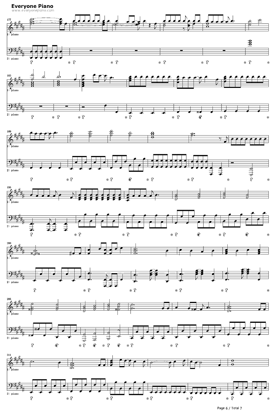 さよならメモリーズ钢琴谱-Supercell6