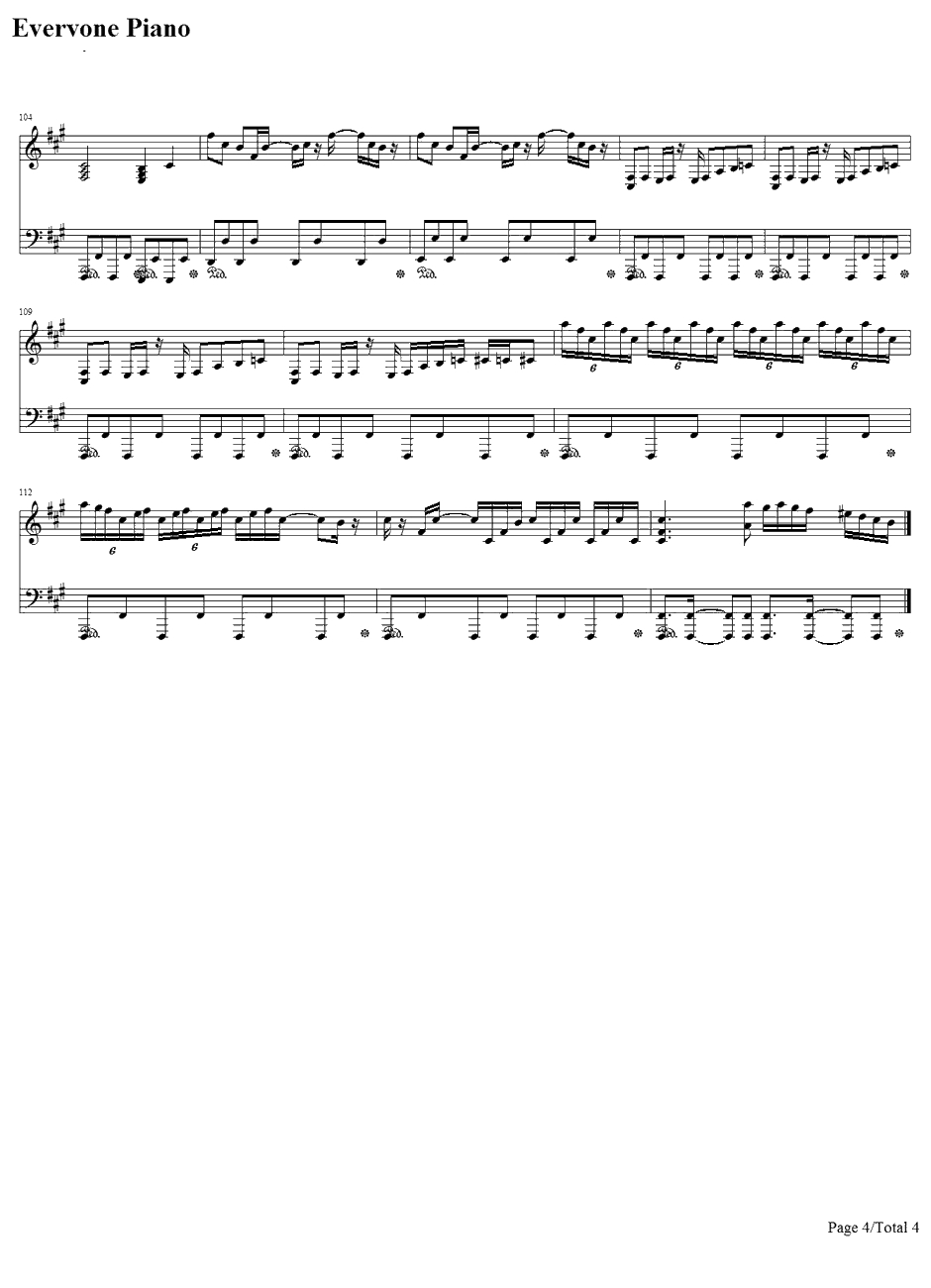 Ark钢琴谱-SoundHorizon4