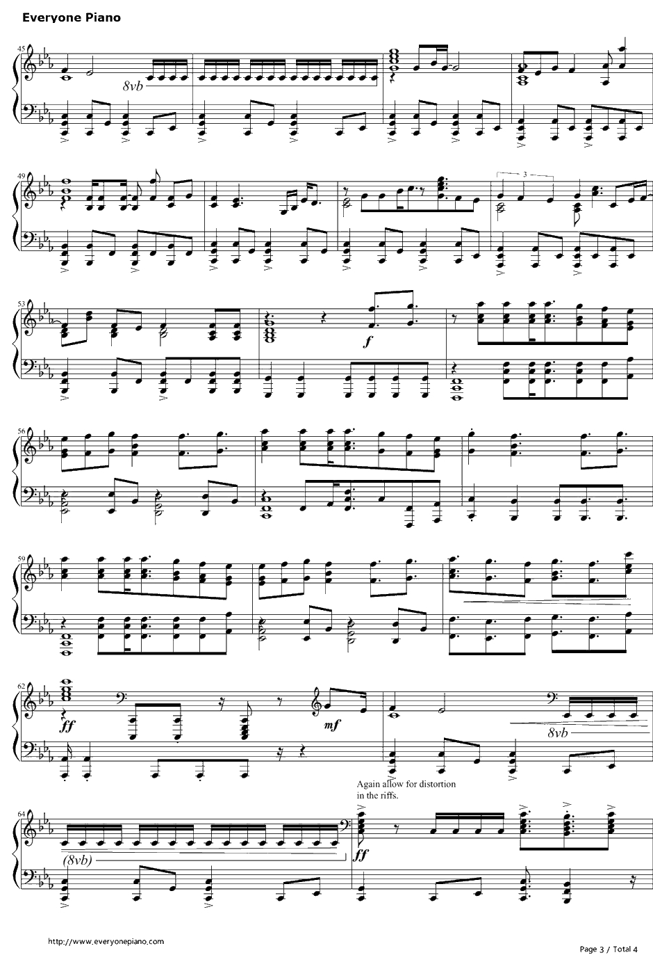 Eye of theTiger钢琴谱-Survivor-洛奇3主題歌3