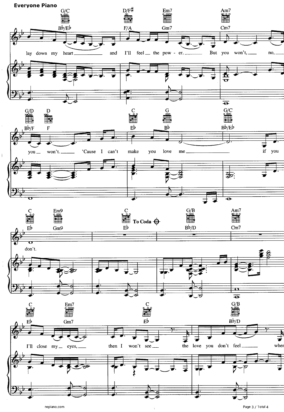 I Can't Make You Love Me钢琴谱-BonnieRaitt3