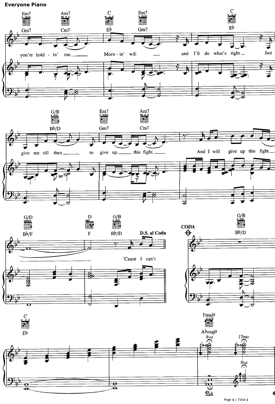 I Can't Make You Love Me钢琴谱-BonnieRaitt4