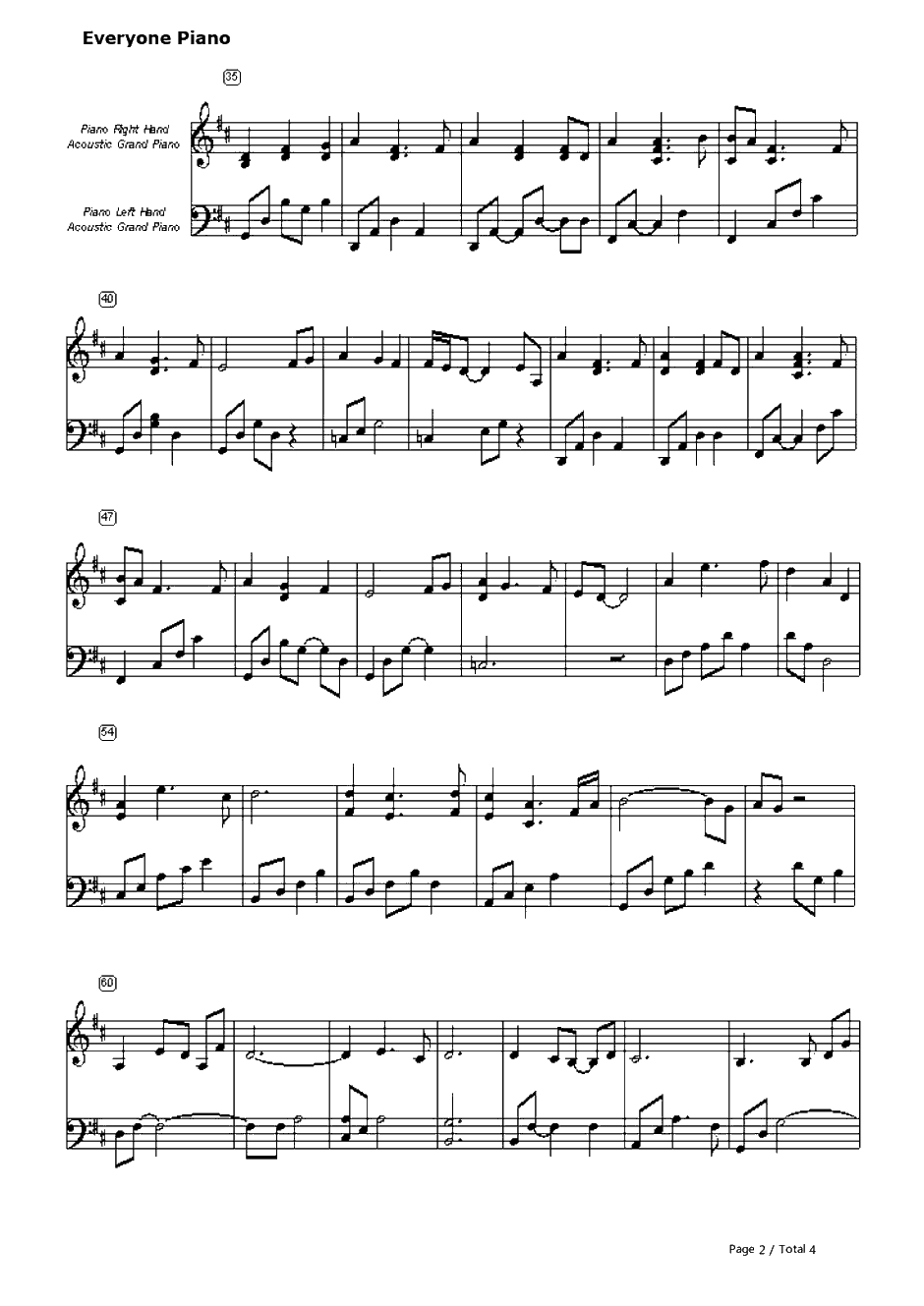 Open Arms钢琴谱-Journey2