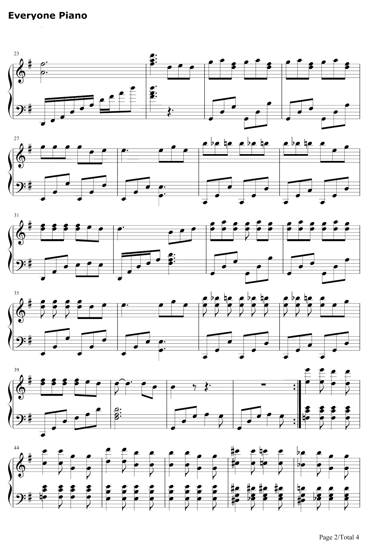 小半钢琴谱-陈粒-华丽版2