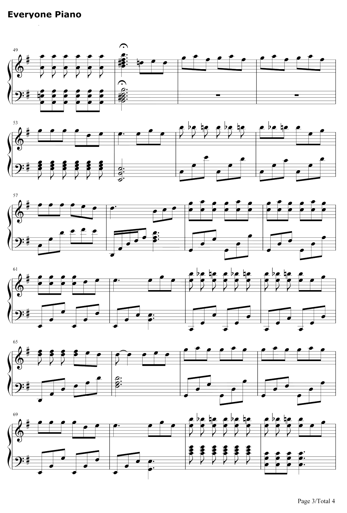 小半钢琴谱-陈粒-华丽版3