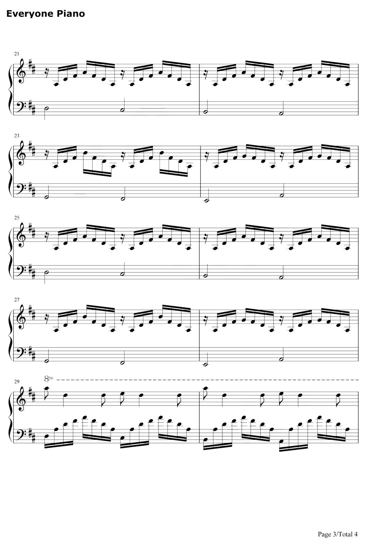 地铁等待钢琴谱-宋孟君3