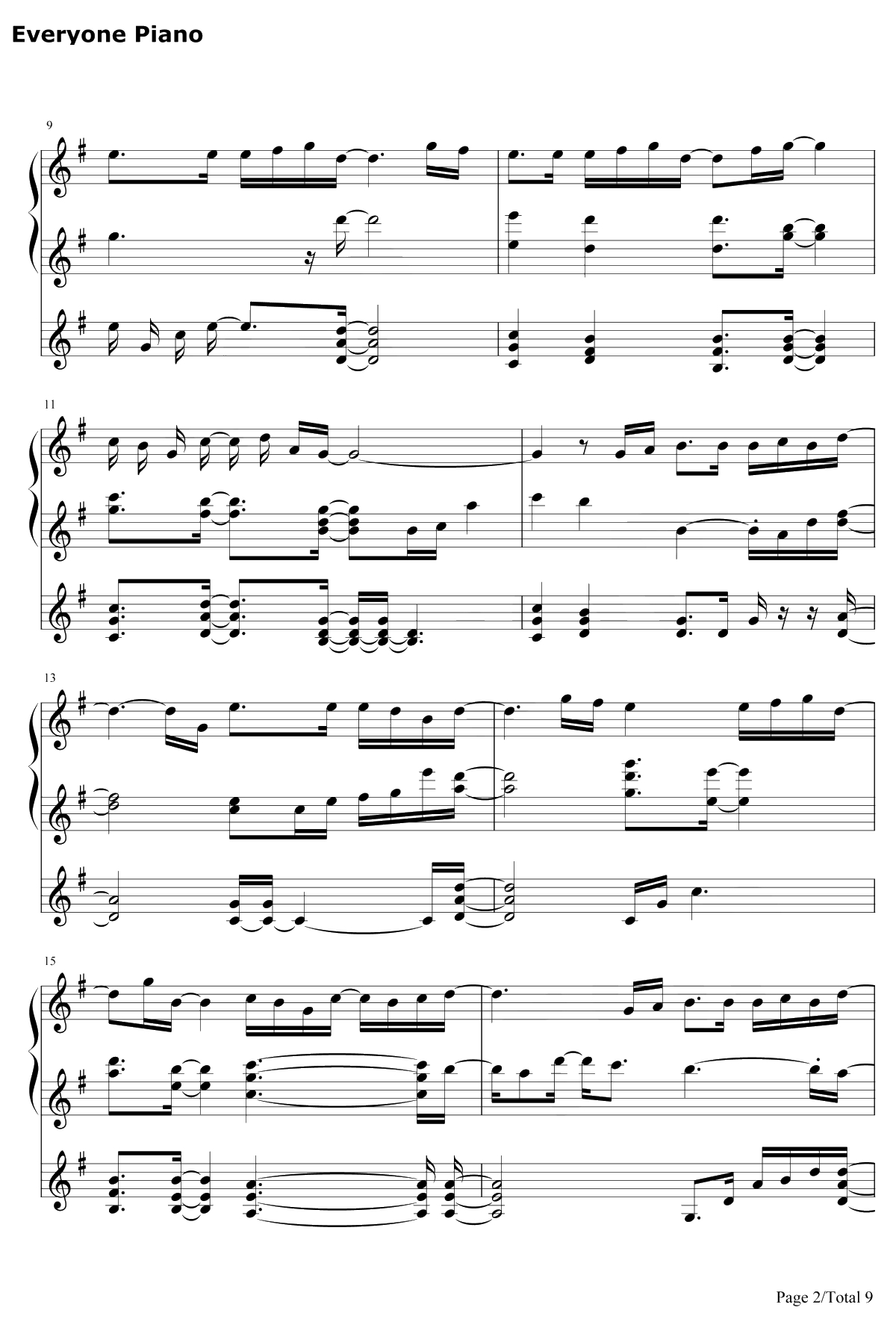 我在未来等你 钢琴谱-好妹妹乐队2